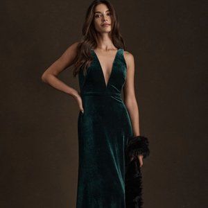 Jenny Yoo Logan Gown - Emerald